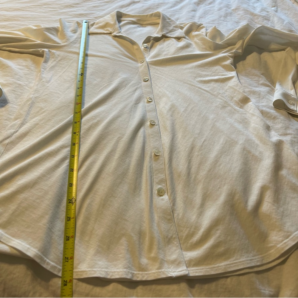 EILEEN FISHER Organic Cotton Easy Jersey Shirt‎ - Picture 10 of 12